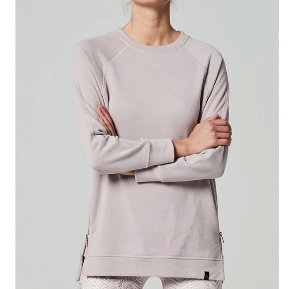 Varley Tops - VARLEY Manning Sweat Sepia Rose Pullover Sweater Sweatshirt Size Mediun